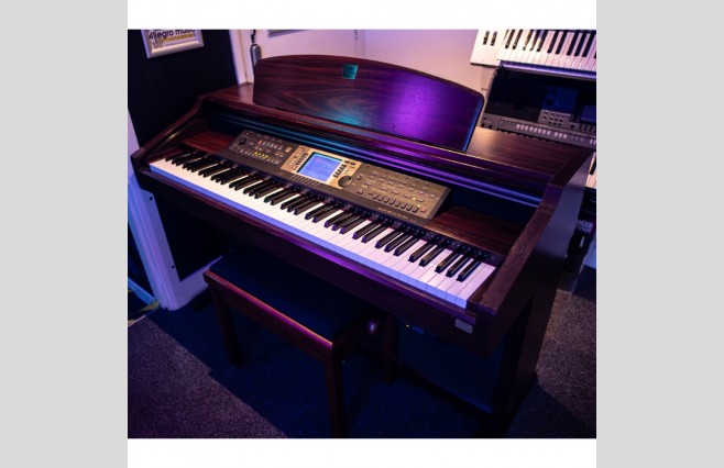 Used Yamaha CVP206 Satin Mahogany Digital Piano Complete Package (SN:601114) - Image 5
